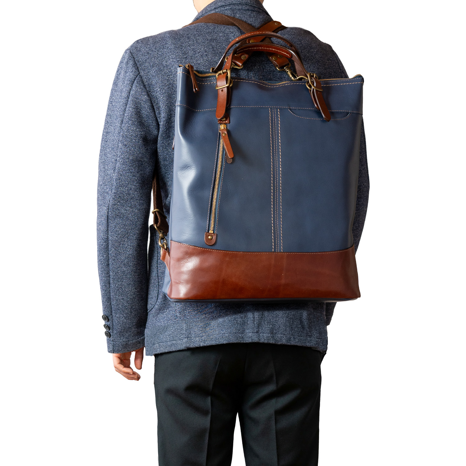 BAGGEX レザートートバッグ型リュックサック 画像2